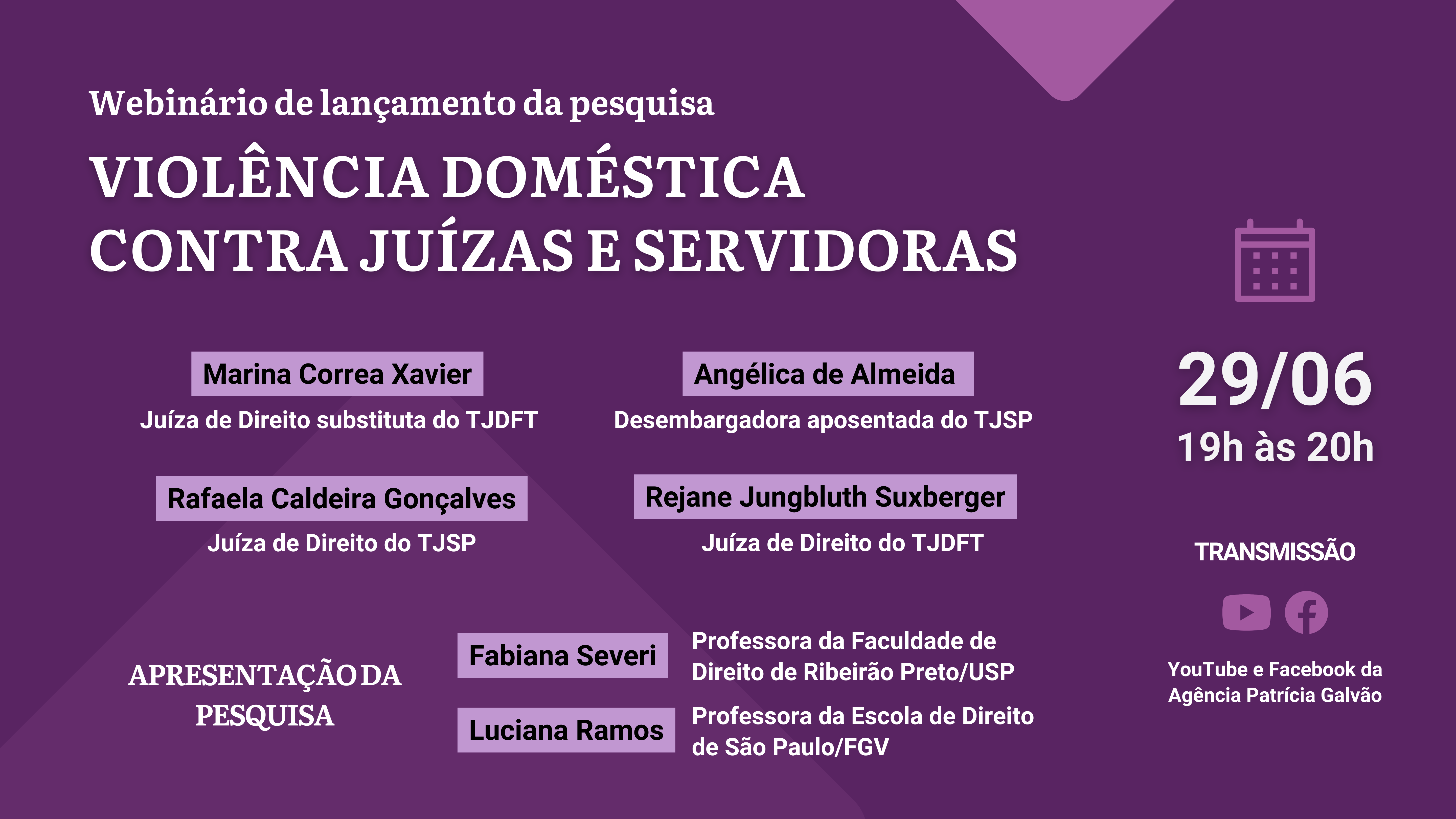Webinário Lançamento da pesquisa Violência Doméstica contra Juízas e Servidoras (1920 × 1080 px)
