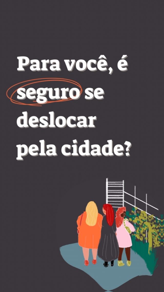 Você, mulher, sente medo de se deslocar pela cidade? 

Sair de casa para trabalhar, estudar, se divertir e ir ao médico faz parte do cotidiano das mulheres, mas isso não quer dizer que elas se sintam totalmente seguras e confortáveis para realizar tais atividades. No dia a dia da população feminina, é praticamente impossível voltar para casa sem ter sofrido algum tipo de violência. 

De acordo com a pesquisa “Percepções e experiências das mulheres quando se deslocam pelas cidades”, realizada pelo Instituto Patrícia Galvão, em parceria com o Instituto Locomotiva e apoio da Uber, 3 em cada 4 mulheres já passaram por situações de violência nos deslocamentos urbanos. 

E essa realidade, além de gênero, também tem cor. Dados do estudo apontam que mais mulheres negras (34%) do que não negras relataram que já sofreram assalto/furto/sequestro relâmpago quando se moviam pelas cidades.

Acompanhe nossos canais e acesse a pesquisa na íntegra na Agência Patrícia Galvão. O link está na bio 📲

#InstitutoPatríciaGalvão #ViolênciaContraAsMulheres #InsegurançaNosDeslocamentos #SegurançaNaMobilidadeUrbana #ViolênciasDeGêneroERaça #BastaDeViolências #PelaVidaDasMulheres #ImportunaçãoSexual #AssédioSexual #ViolênciaDeGênero