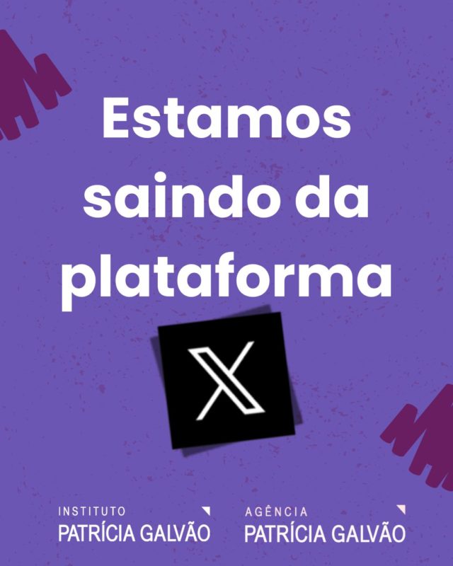 📢 Comunicado oficial do Instituto Patrícia Galvão sobre a saída do X (antigo Twitter).

O Instituto Patrícia Galvão foi criado para impulsionar as lutas feministas em defesa dos direitos de meninas e mulheres, com o objetivo de construir uma sociedade mais justa e igualitária, onde a dignidade e o bem-estar sejam garantidos. Acreditamos que o acesso à informação, saúde, educação, trabalho e cultura são pilares fundamentais nesse processo. Nosso compromisso, que sempre norteou nosso trabalho, é com a liberdade e autonomia de todas as mulheres.

A plataforma X (antigo Twitter), tem se mostrado contrária ao nosso princípio fundamental, ao permitir e até compactuar com a disseminação de misoginia e discursos de ódio contra mulheres e meninas, criando um ambiente permissivo que não apenas facilita a propagação deliberada de conteúdos misóginos, racistas, transfóbicos e antidemocráticos, mas também conta, em muitas ocasiões, com o respaldo direto de seu atual proprietário. 

Reconhecemos a importância de ocupar espaços de debate como a plataforma X, para dialogar com aliados e não aliados sobre um tema fundamental: o bem-viver de mulheres e meninas no Brasil e no mundo. No entanto, há algum tempo enfrentamos desafios para alcançar resultados positivos nesse ambiente, que se transformou em um palco de discursos hostis e até criminosos. Isso tem tornado extremamente difícil promover diálogos construtivos e avançar nas questões de igualdade e dignidade para as mulheres, uma vez que o espaço se caracteriza por uma atmosfera de ódio que dificulta o debate saudável. 

Nosso trabalho continua. Seguiremos firmes no compromisso de qualificar o debate público sobre as questões essenciais para as mulheres no Brasil, por meio da produção de conteúdos, pesquisas de opinião, dossiês e muito mais.

#InstitutoPatríciaGalvão #AgênciaPatríciaGalvão #X #Twitter