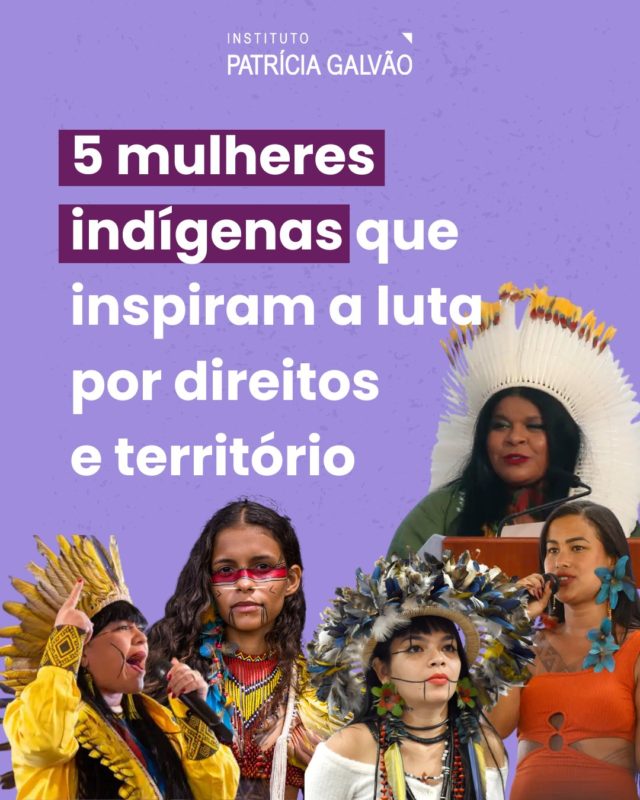 Você sabe por que 9 de agosto é o Dia Internacional dos Povos Indígenas?

A data foi criada pela Organização das Nações Unidas (ONU) para lembrar a importância de proteger os direitos dos povos indígenas em todo o mundo, como a cultura, língua, território e modo de vida.

No Brasil, é também um momento para reconhecer o protagonismo dos povos originários na luta pela terra e pela preservação ambiental.

E nesse caminho de resistência, as mulheres indígenas têm um papel essencial: são lideranças políticas, comunicadoras, educadoras, artistas e guardiãs de saberes ancestrais.

Elas transformam o presente e abrem caminhos para o futuro com coragem, sabedoria e força coletiva.

Arrasta pro lado e conheça algumas dessas mulheres que inspiram a luta e a vida.

#InstitutoPatríciaGalvão #MulheresIndígenas #PovosIndígenas #DiaInternacionaldosPovosIndígenas