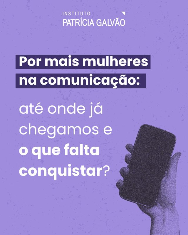 📣 Hoje é o Dia Latino-Americano da Imagem da Mulher nos Meios de Comunicação!

Garantir mais mulheres no jornalismo, na comunicação e na apresentação de programas significa diversidade de vozes, ampliação de perspectivas e visibilidade para pautas urgentes, como direitos, violências e desigualdades.

É fundamental valorizar a pluralidade feminina nos meios de comunicação para que o olhar da mídia seja mais diverso, justo e igualitário, sobretudo quando falamos de mulheres negras, indígenas, LBTs e periféricas, que ainda enfrentam as maiores barreiras para ocupar esses espaços.

Cada vez que defendemos a presença das mulheres na comunicação, fortalecemos a democracia e garantimos acesso a informação de confiança e de qualidade.

Compartilhe este carrossel com um@ amig@ e ajude a amplificar este debate!

#InstitutoPatríciaGalvão #MulheresJornalistas #MulheresNaComunicação #RepresentatividadeFeminina #ComunicaçãoeMídia #MulheresNaMídia