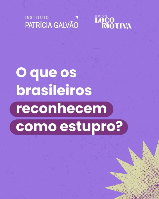 🔍 Quais situações os brasileiros consideram ser um estupro?

Por mais dolorosas e impactantes que possam ser, diversas situações são legalmente caracterizadas como violência sexual; contudo, muitas pessoas ainda não as reconhecem dessa forma.

De acordo com a pesquisa “Percepções sobre direitos de meninas e mulheres grávidas pós-estupro”, do Instituto Patrícia Galvão, realizada em parceria com o @ilocomotiva, 95% da população do Brasil reconhece pelo menos uma das situações citadas neste carrossel como estupro. No entanto, esse número cai para 57% quando se trata de reconhecer todas as situações apresentadas.

No recorte por gênero, apenas 59% das mulheres identificam todas as situações como estupro. Isso mostra que muitos casos de violência sexual contra meninas e mulheres podem passar despercebidos justamente por não serem reconhecidos como violência sexual.

Para saber mais sobre a pesquisa e ter acesso a outros dados exclusivos, acesse agenciapatriciagalvao.org.br (o link está na bio 🔗)

#InstitutoPatríciaGalvão #InstitutoLocomotiva #ViolênciaSexual #Estupro #ViolênciaContraMeninaseMulheres #DireitosHumanos