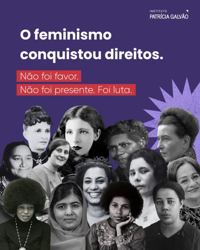 Direito de estudar, votar, trabalhar, se divorciar e viver sem violência… nenhuma dessas conquistas veio de graça! 

Ao longo da história, mulheres se organizaram e enfrentaram desigualdades para conquistar direitos que transformaram a sociedade. Avanços na educação, na autonomia, na proteção social e no enfrentamento à violência são parte dessa trajetória.

Mas essa história não terminou. Enquanto discursos tentam deslegitimar o feminismo, negar a violência de gênero ou apresentar soluções simplistas para problemas complexos, direitos seguem em disputa.

Por isso, lembrar essas conquistas não é apenas olhar para o passado. É reconhecer o que mudou, entender o que ainda precisa mudar e defender os direitos que não podem retroceder.

#InstitutoPatríciaGalvão #Feminismo #DireitosdasMulheres #PelaVidaDasMulheres